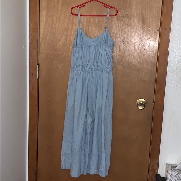 Short light blue romper - Picture 3 of 3